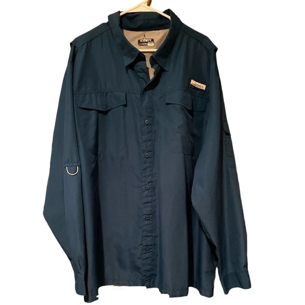 Habit Fishing Shirt Long Sleeve 3X Outdoor Wear